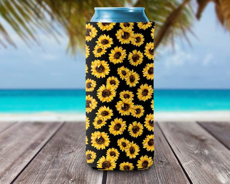 Can Cooler - Sunflowers