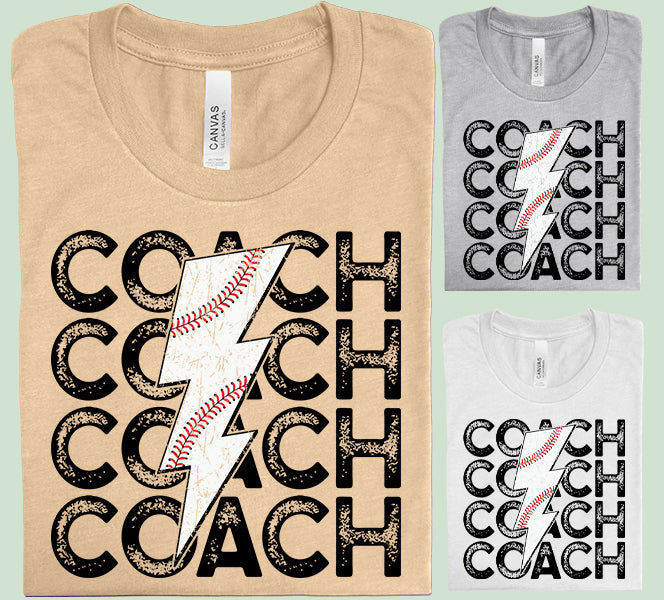 Baseball Coach Graphic Tee