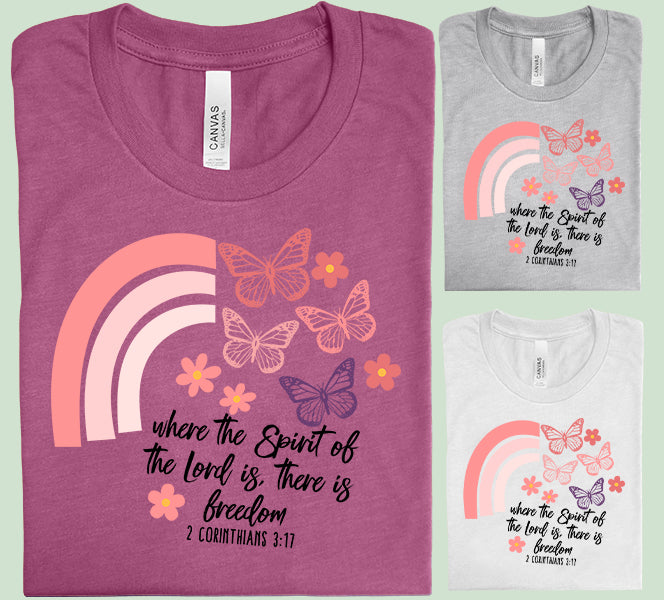 Where the Spirit of the Lord is Graphic Tee