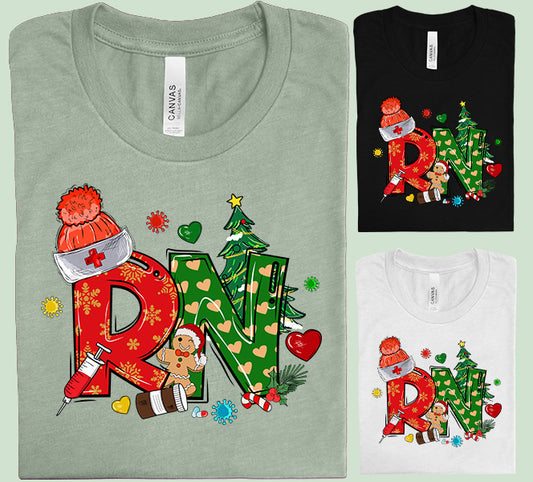 Christmas RN Graphic Tee
