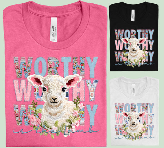 Worthy is the Lamb Graphic Tee