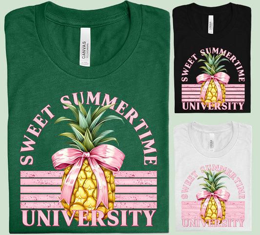 Sweet Summertime University Graphic Tee