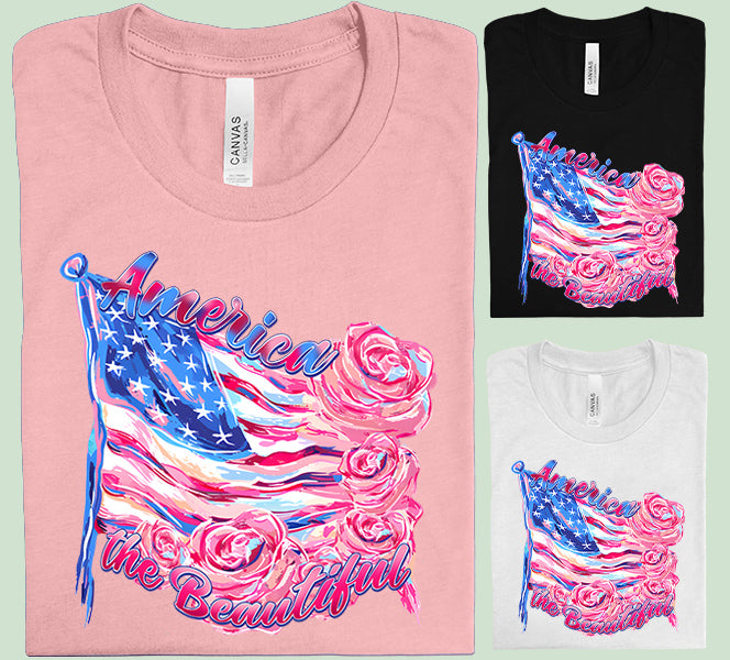 America the Beautiful Graphic Tee