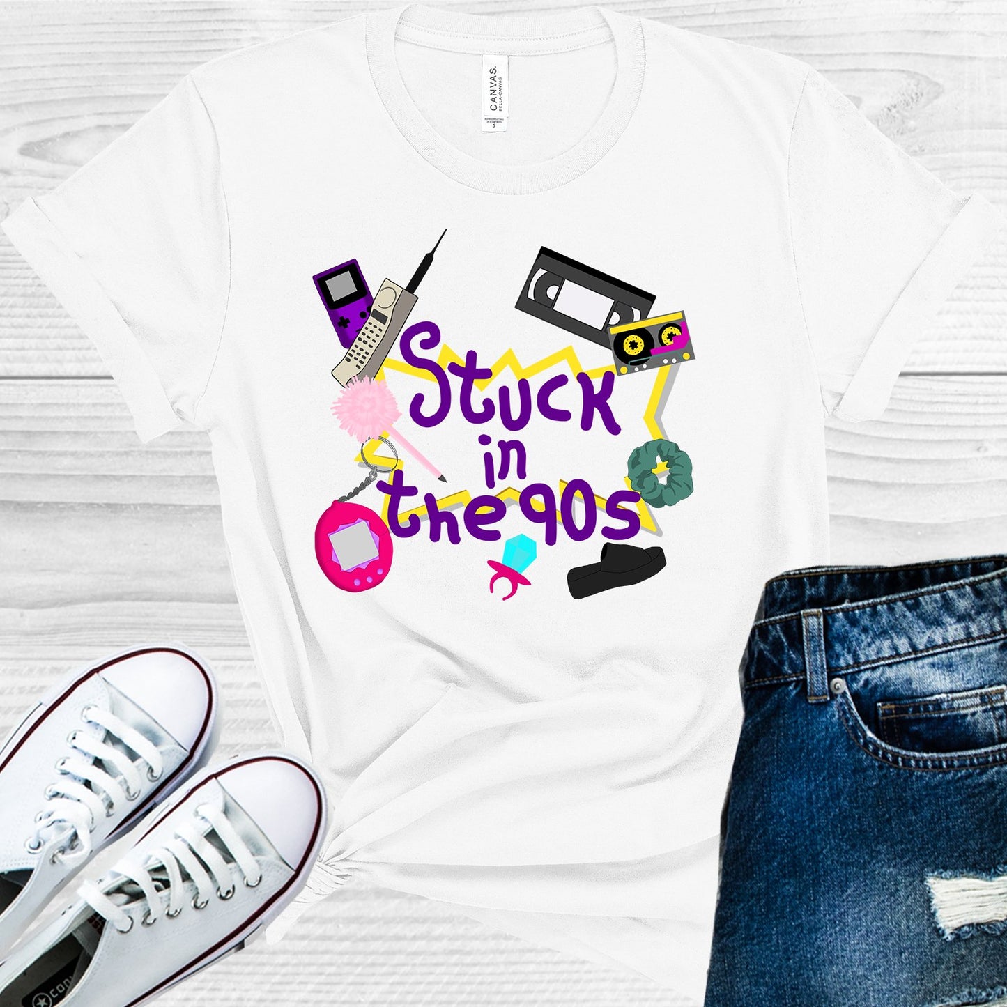 Stuck In The 90S Graphic Tee Graphic Tee