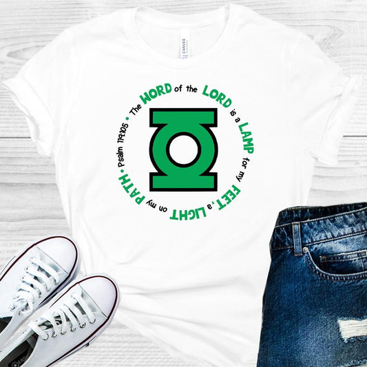 The Word Of The Lord Is A Lamp For My Feet Graphic Tee Graphic Tee