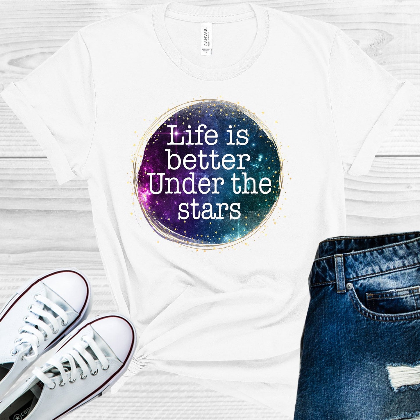 Life Is Better Under The Stars Graphic Tee Graphic Tee