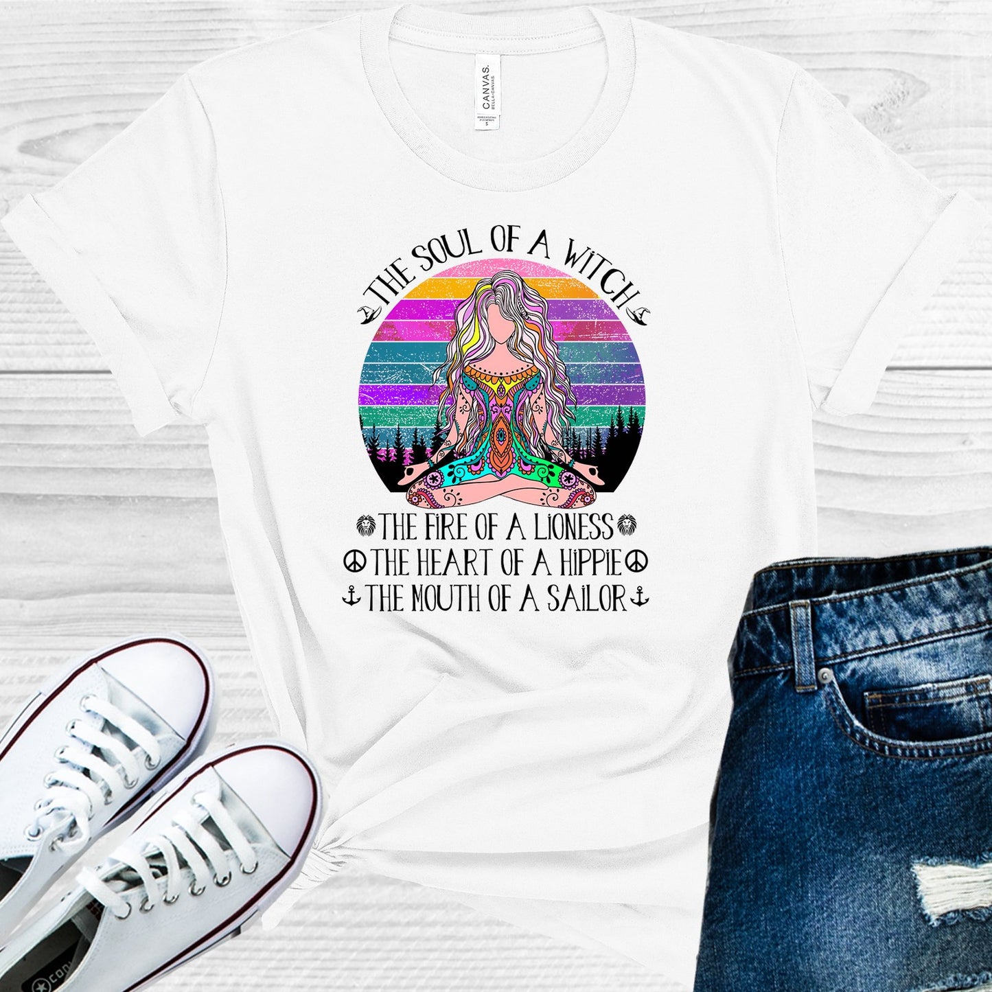 The Soul Of A Witch Graphic Tee Graphic Tee