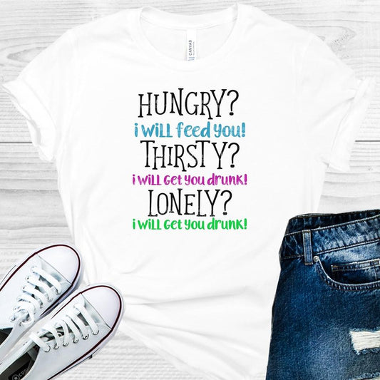 Hungry Thirsty Lonely Graphic Tee Graphic Tee
