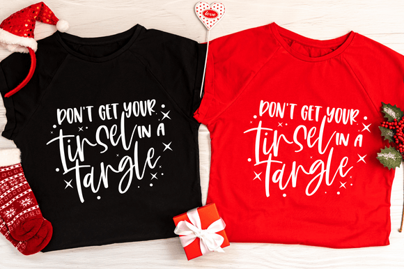 Don't Get Your Tinsel in a Tangle Graphic Tee