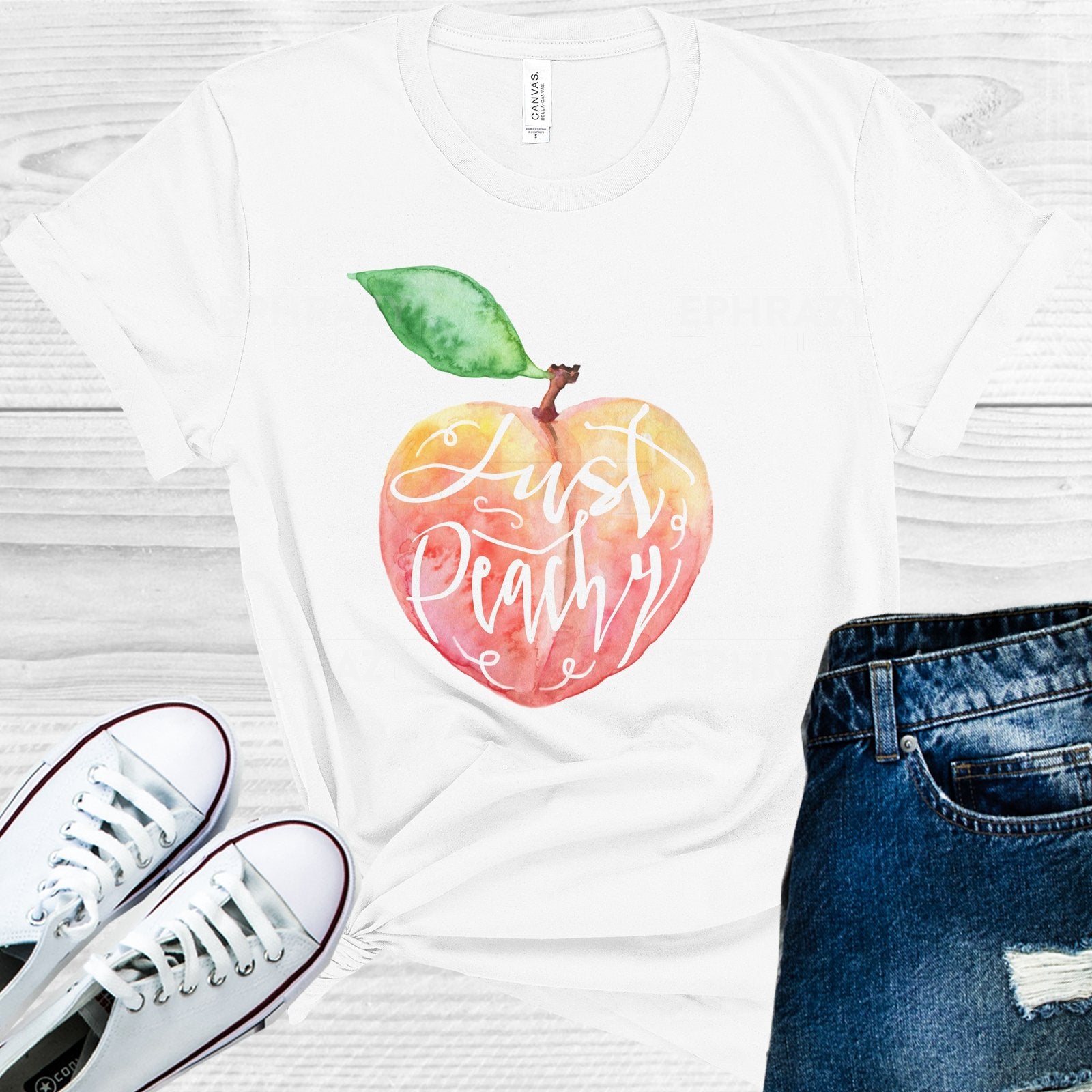 Just Peachy Graphic Tee Graphic Tee