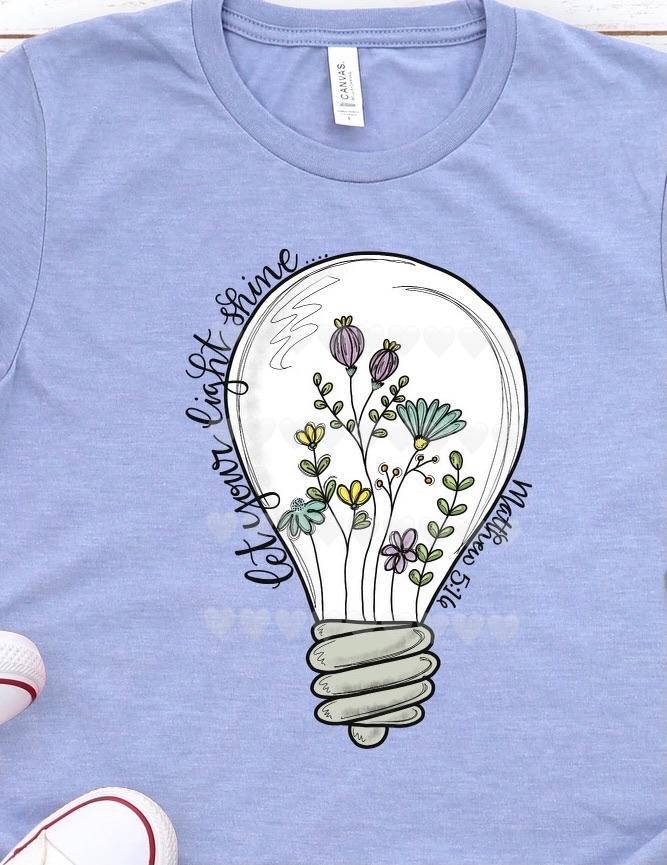 Let Your Light Shine Graphic Tee Graphic Tee