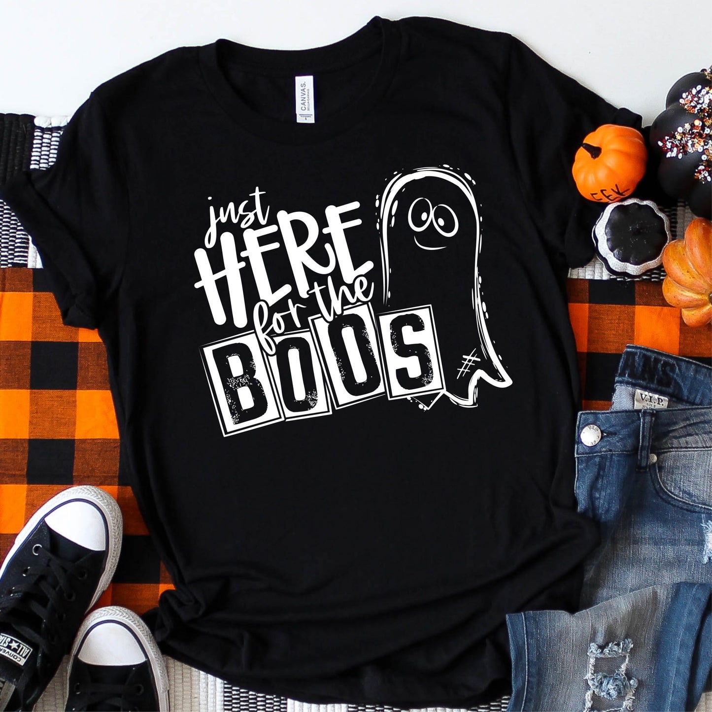 Just Here For The Boos Graphic Tee Graphic Tee