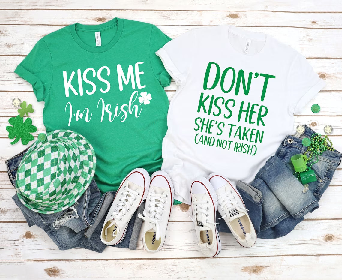 Kiss Me I'm Irish Graphic Tee