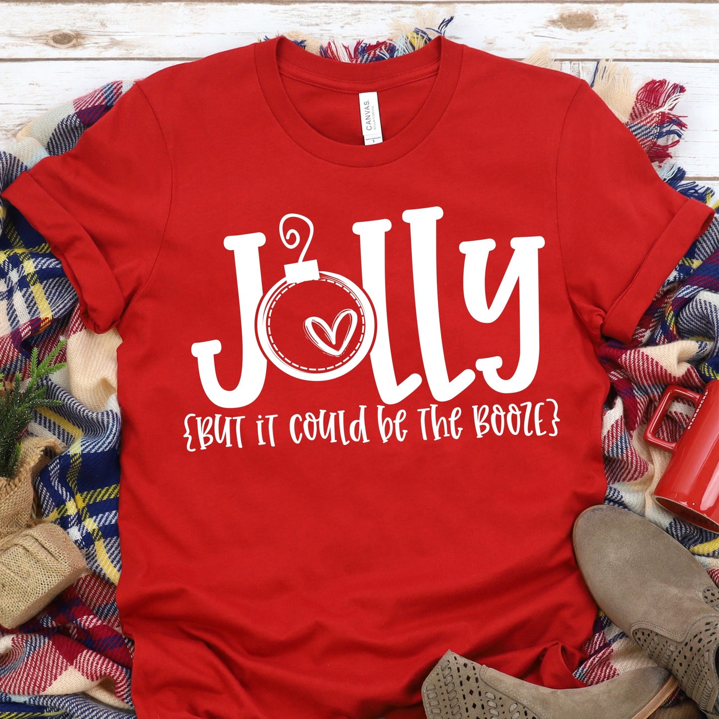 Jolly But It Could Be The Booze Graphic Tee Graphic Tee