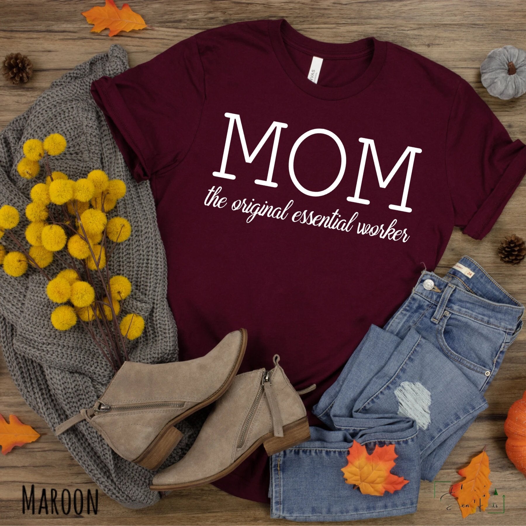 Mom The Original Essential Worker Graphic Tee Graphic Tee
