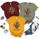 Give Thanks With A Grateful Heart Graphic Tee Graphic Tee