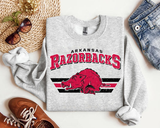 Vintage Team Razorbacks Graphic Tee