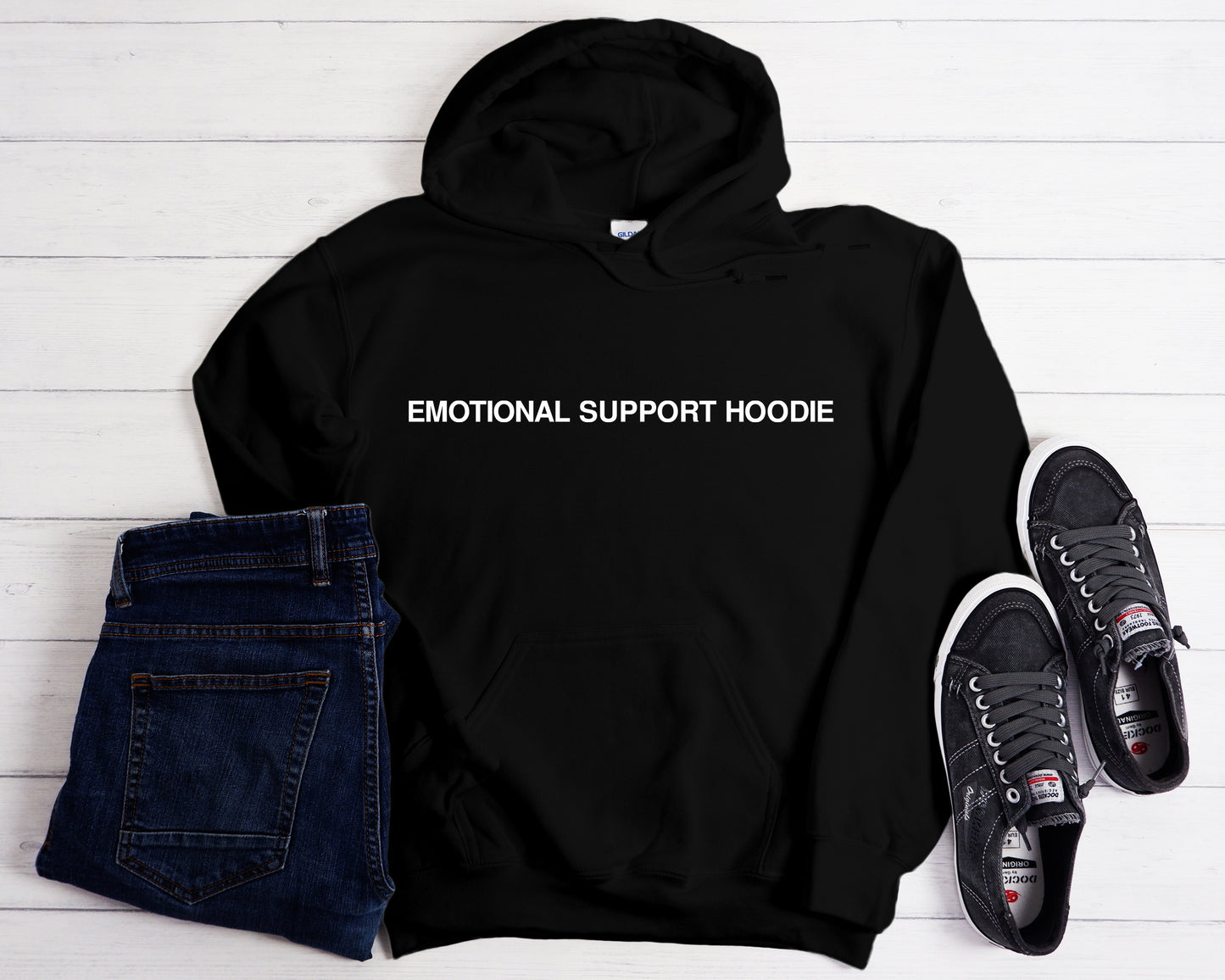 Emotional Support Hoodie Graphic Tee