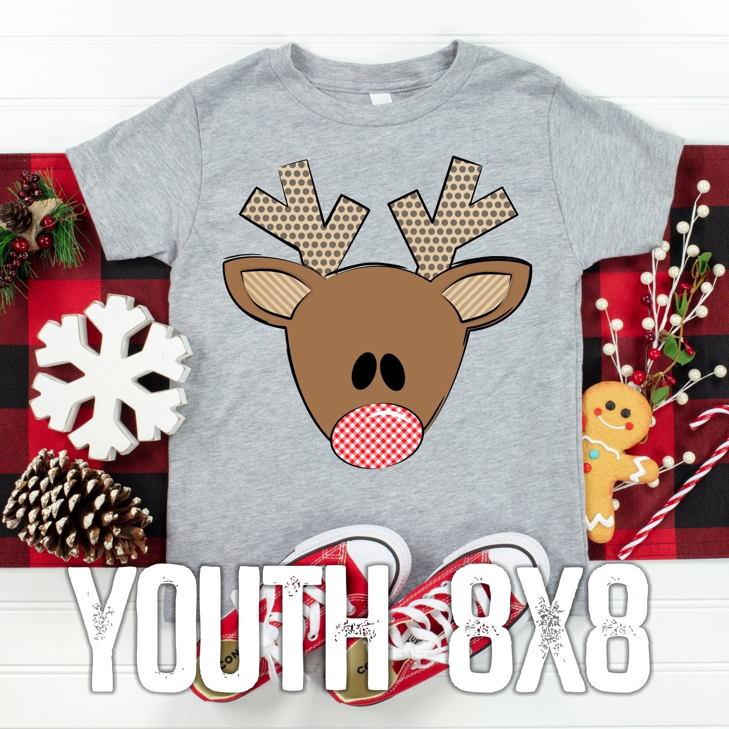 Boy Reindeer Graphic Tee Graphic Tee