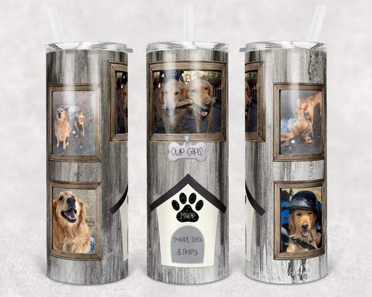 Photo Frame Dogs 20 Oz Skinny Tumbler