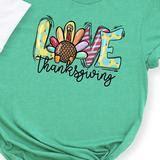 Love Thanksgiving Graphic Tee Graphic Tee