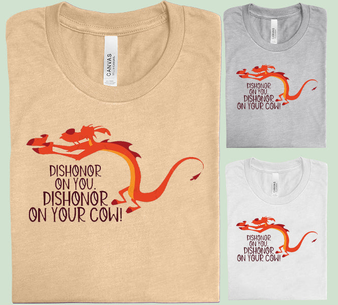 Dishonor on You Dishonor on Your Cow Graphic Tee