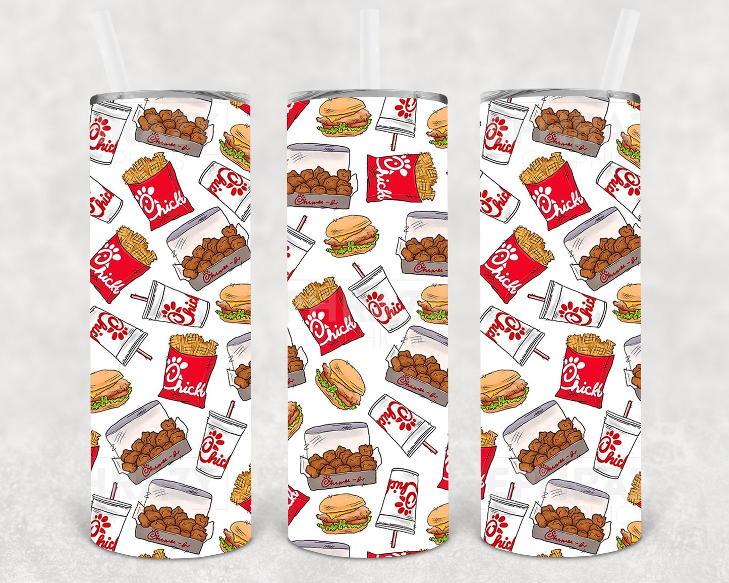 Lords Calories Dont Count Chick-Fil-A 20 Oz Skinny Tumbler