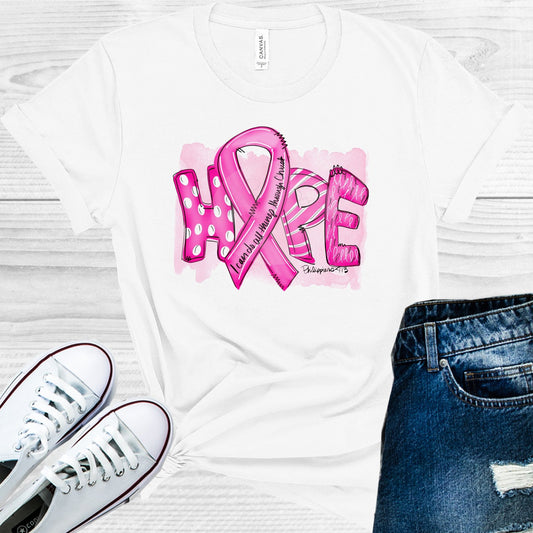 Hope Breast Cancer Awareness Graphic Tee Graphic Tee