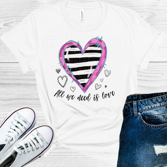 All We Need Is Love Hearts Graphic Tee Graphic Tee