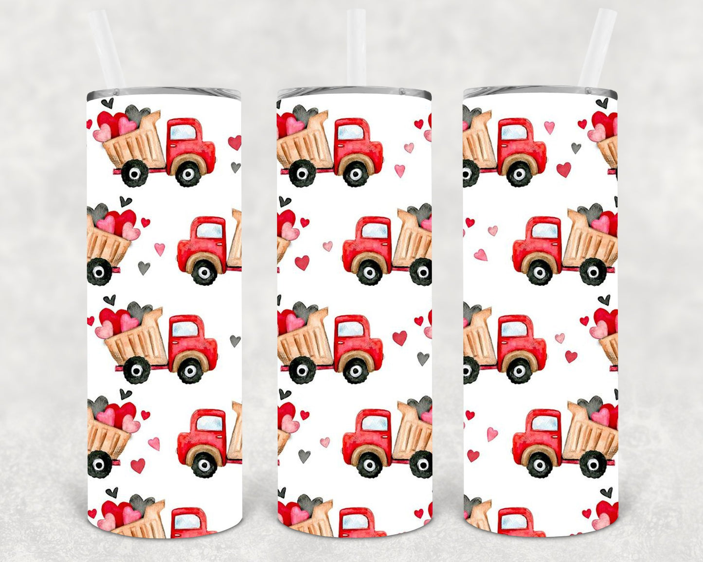 Valentine Truck 20 Oz Skinny Tumbler