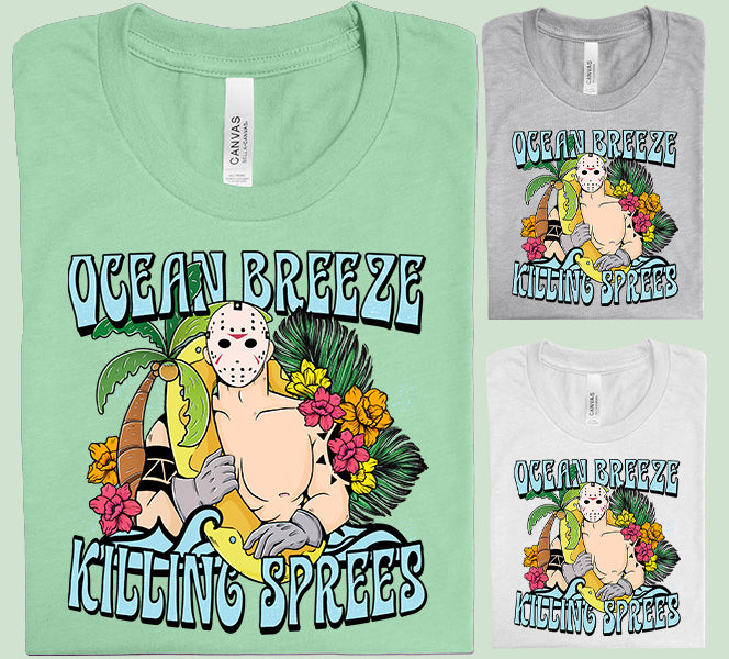 Ocean Breeze Killing Sprees Graphic Tee