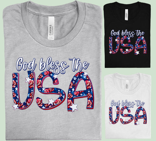 God Bless the USA Graphic Tee