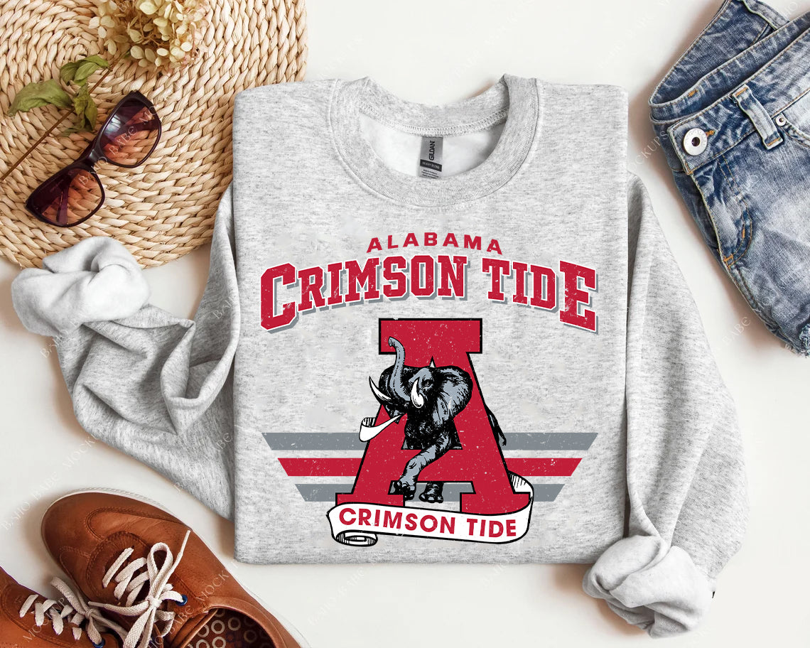 Vintage Team Crimson Tide Graphic Tee