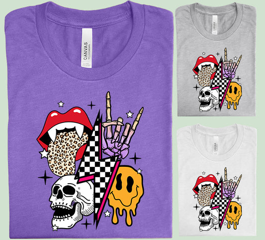 Halloween Collage Graphic Tee