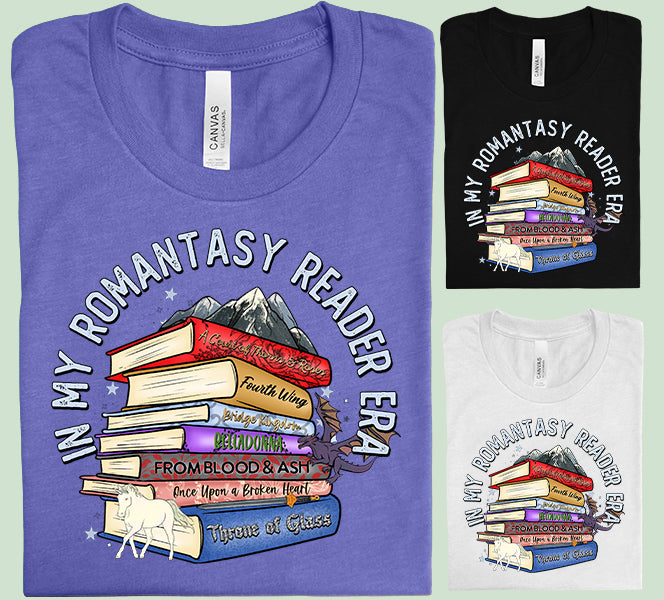 In My Romantasy Reader Era Graphic Tee