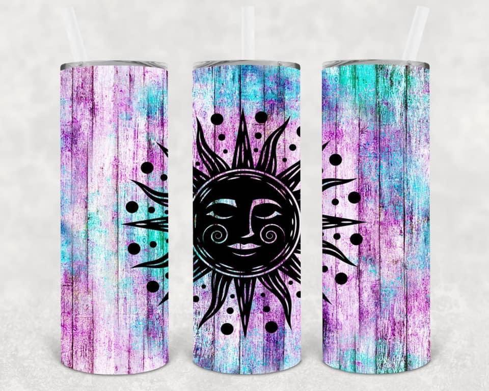 Sun 20 Oz Skinny Tumbler