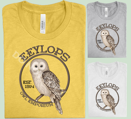 Eeylops Owl Emporium Graphic Tee