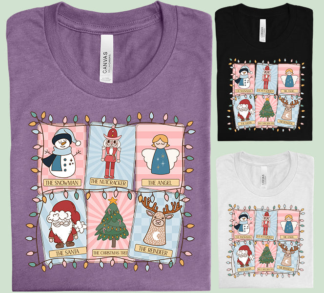 Christmas Tarot Graphic Tee