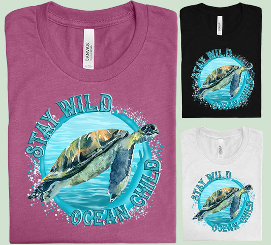 Stay Wild Ocean Child Graphic Tee