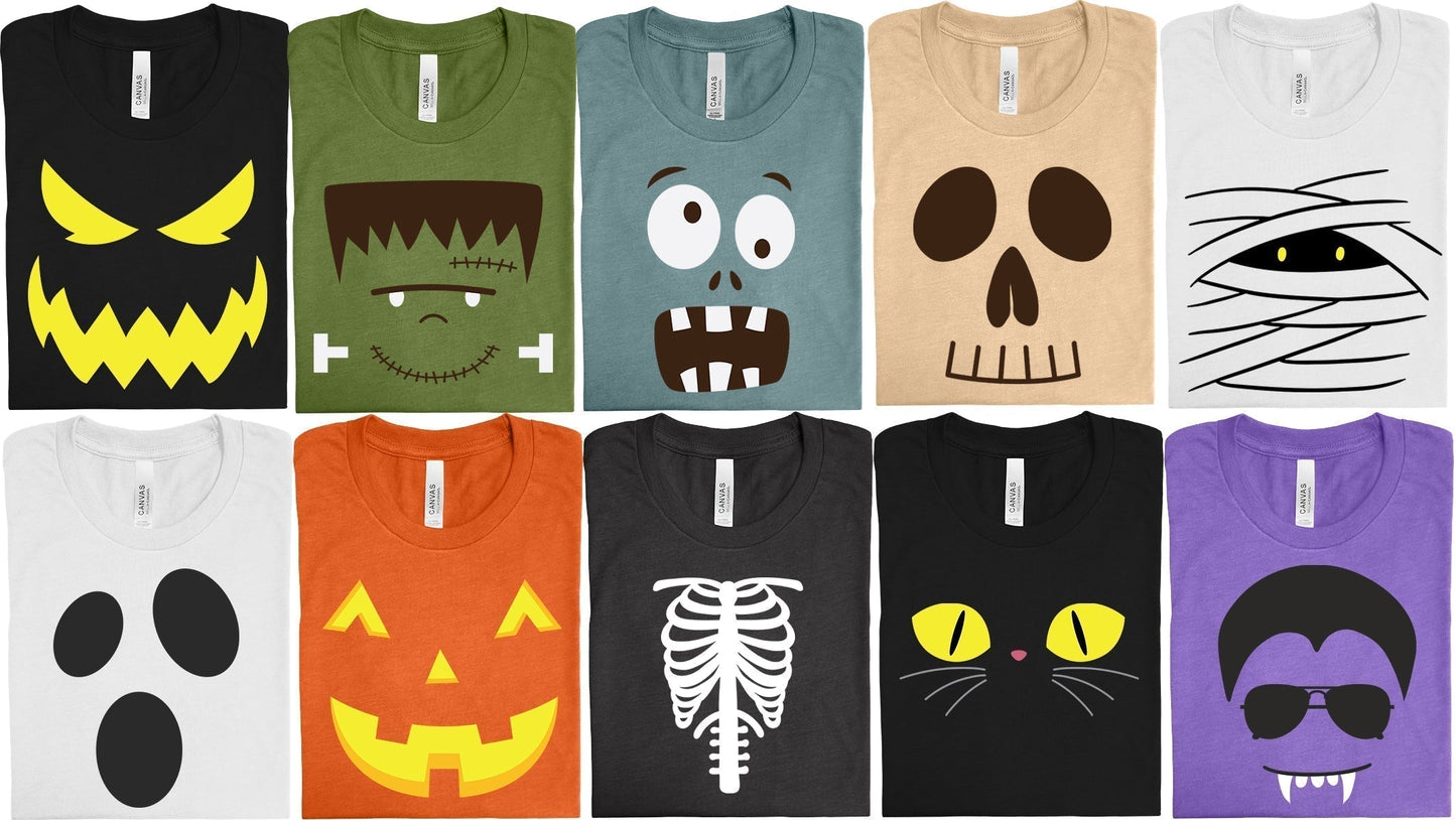 Jack O'Lantern Face Graphic Tee