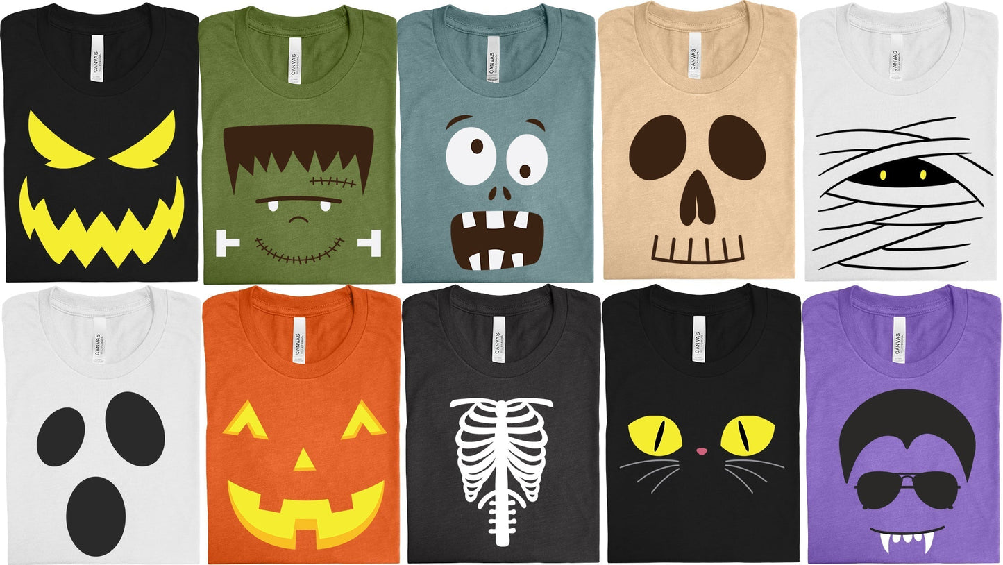 Skeleton Face Graphic Tee