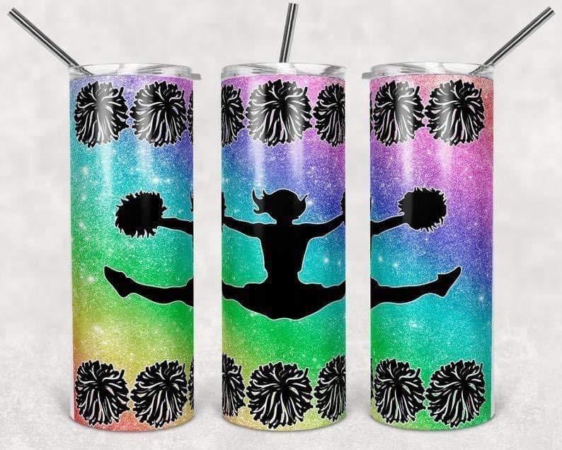 Cheer 20 Oz Skinny Tumbler