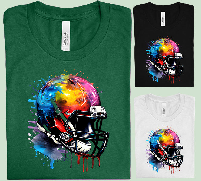 Football Helmet Graphic Tee