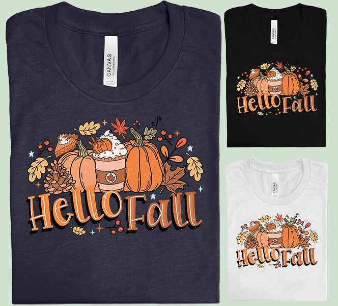 Hello Fall Graphic Tee