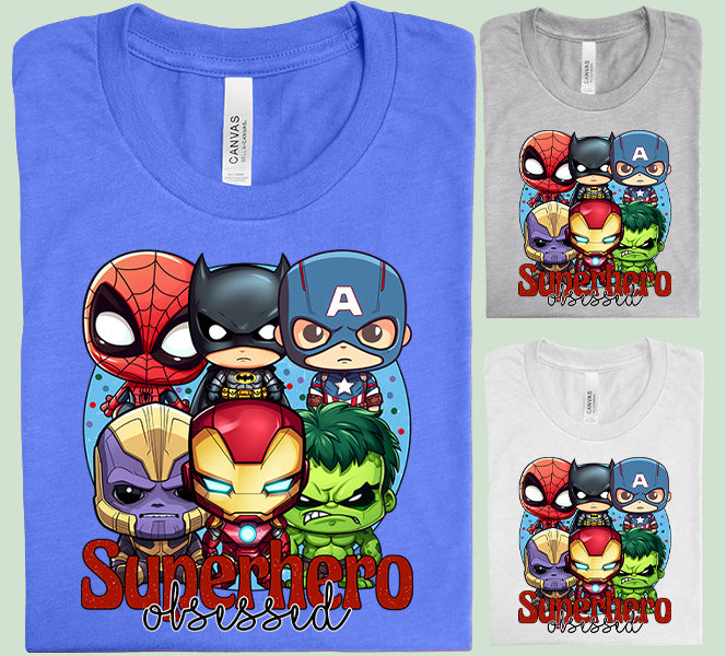 Superhero Obsessed Graphic Tee