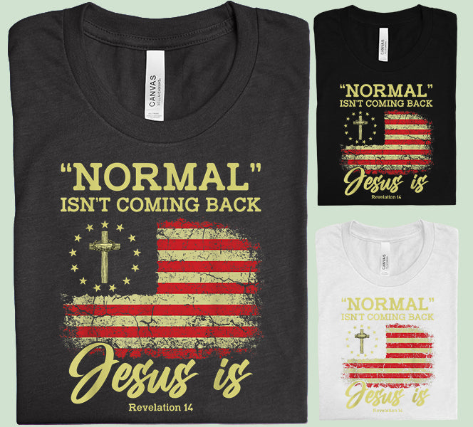 Normal Isn't Coming Back Jesus is Graphic Tee