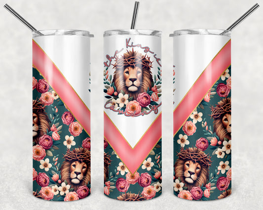 The King is Coming 20 oz Skinny Tumbler