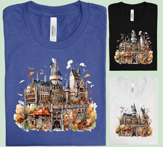 Fall Castle Graphic Tee