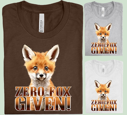 Zero Fox Given Graphic Tee