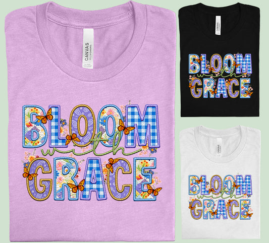 Bloom with Grace Graphic Tee
